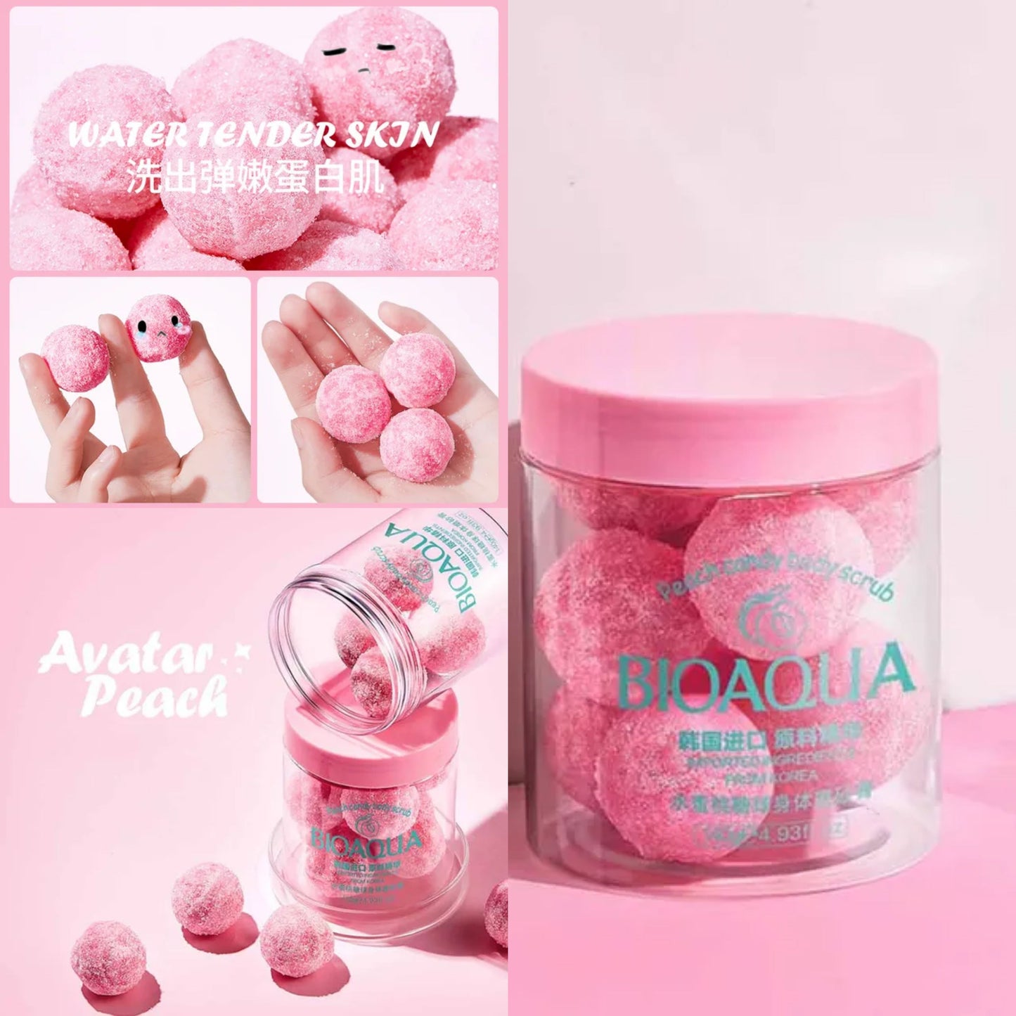 Bioaqua candy scrub