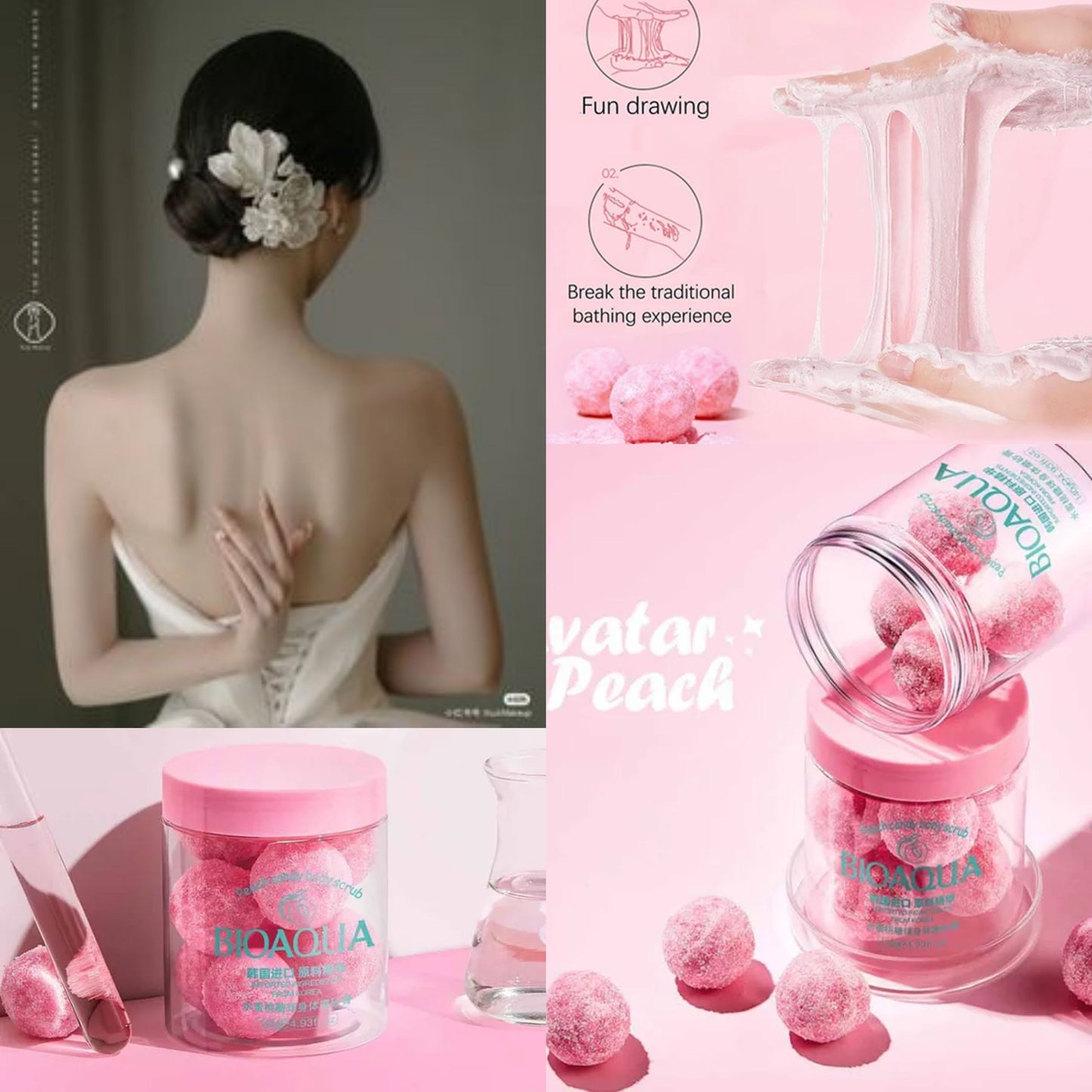 Bioaqua candy scrub