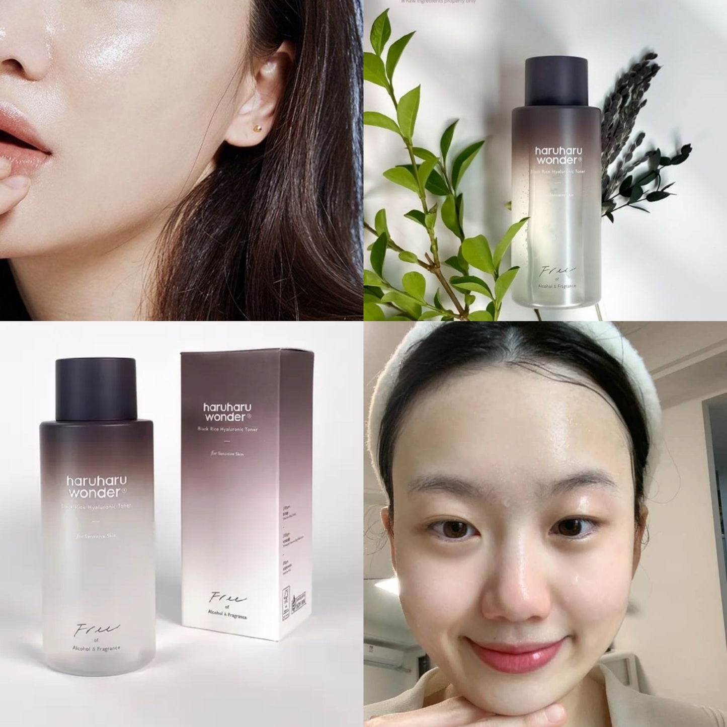 Haruharu miracle black rice hyalurnic toner