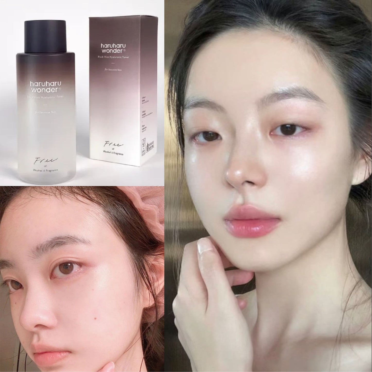Haruharu miracle black rice hyalurnic toner