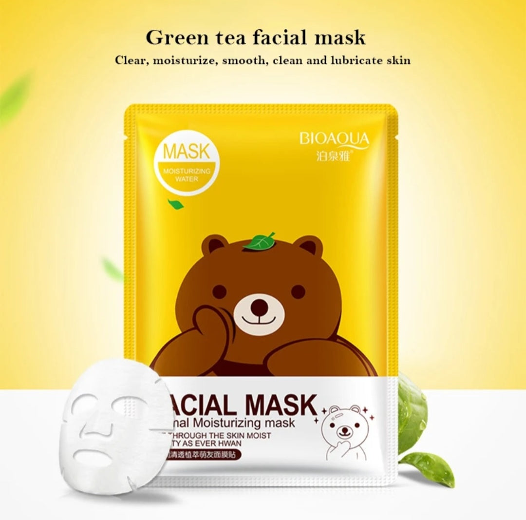 ماسكات الترطيب بالفواكه🍓🍑🥭🍋Animal moisturizing Face Mask