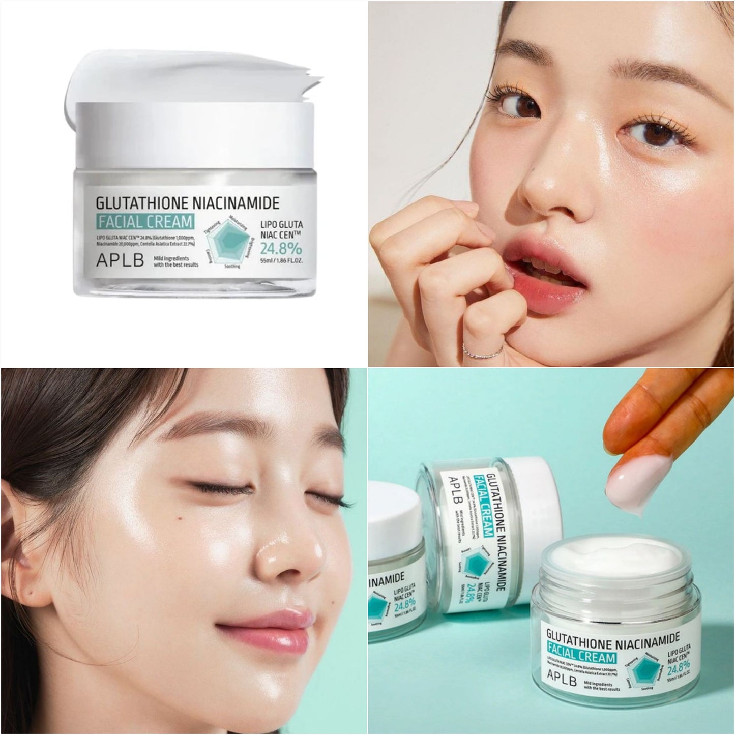 APLB Glutathione Niacinamide Facial Cream/Feuchtigkeitspflege creme