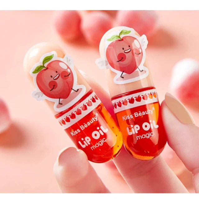 زيت الشفاه المعالج بالوز الحلو Korean peach lip oil🔥🍑