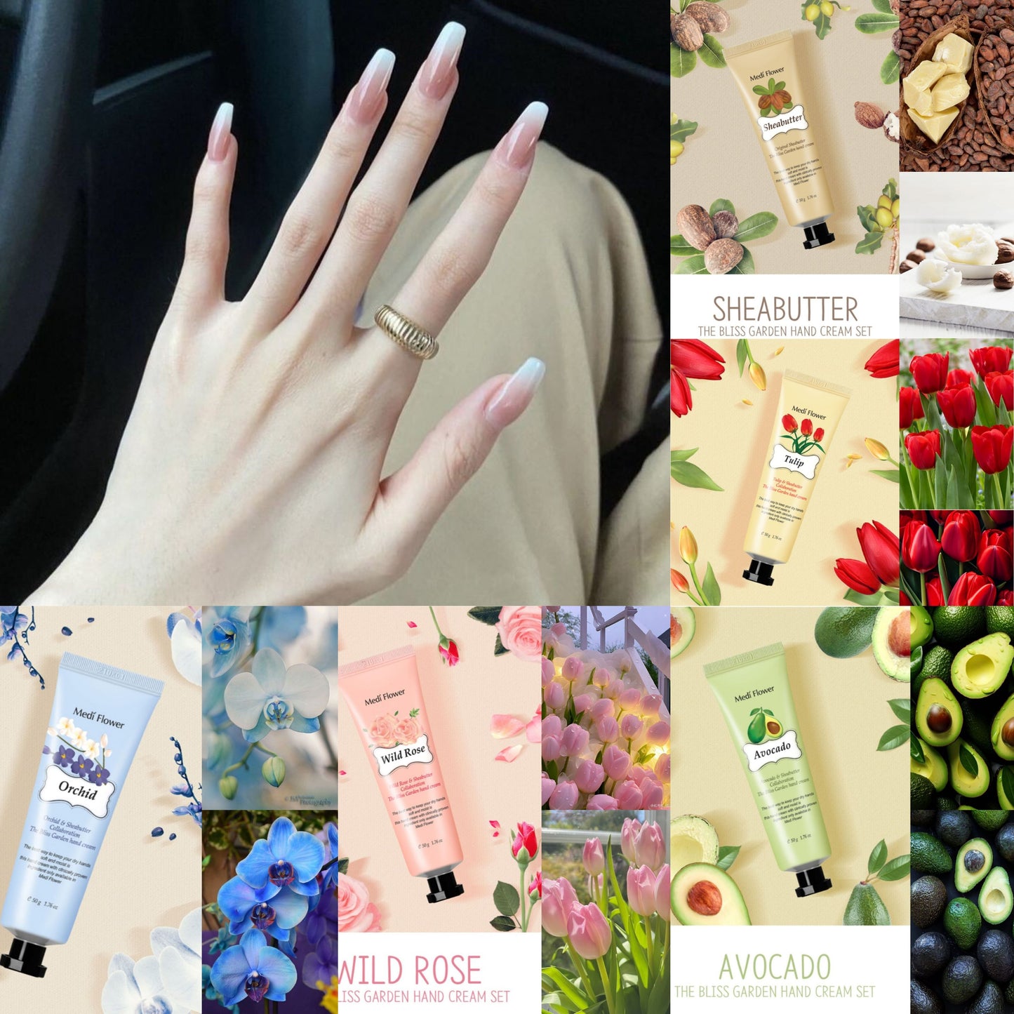 Mediflower Hand cream🌸🌺🌹
كريم الانوثة لليدين بخلاصة الورد وزبدة الشيا🌼🌸🌺🌹