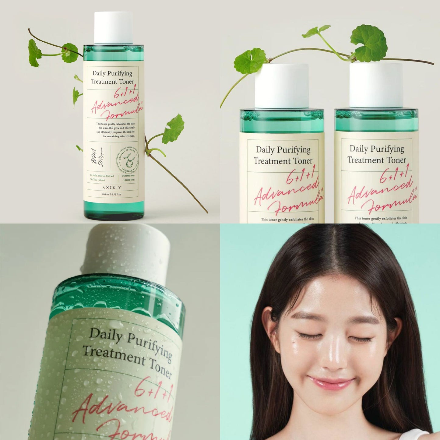 Axis-y Daily Purifying Treatment Toner 🍀💫
تونر البثور المركز والرؤوس السوداء والمسام الواسع