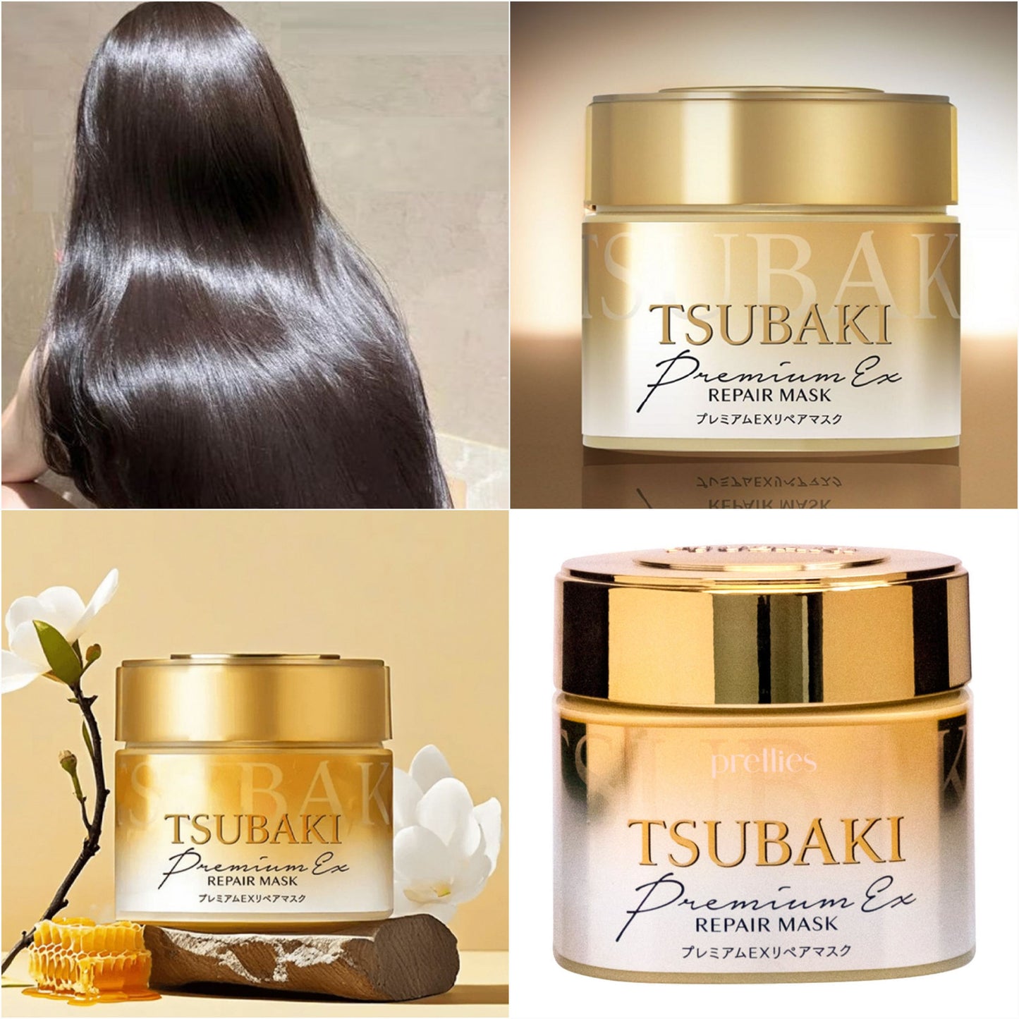 Tsubaki Argan Mask hair🍯ماسك الشعر العلاجي بالارغان