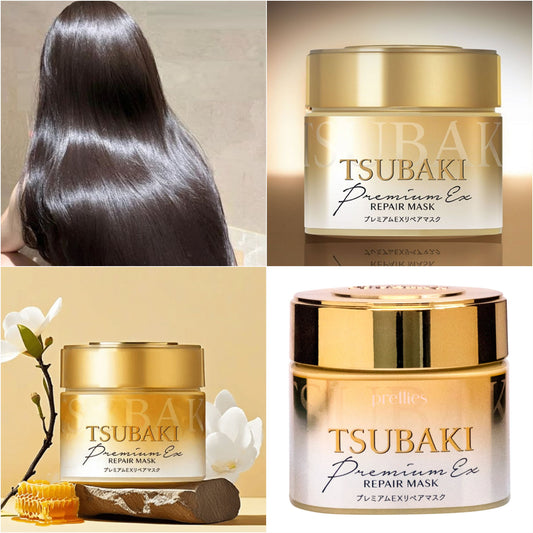 Tsubaki Argan Mask hair🍯ماسك الشعر العلاجي بالارغان