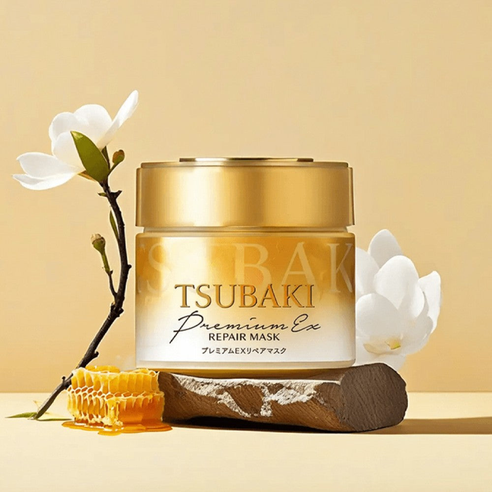 Tsubaki Argan Mask hair🍯ماسك الشعر العلاجي بالارغان