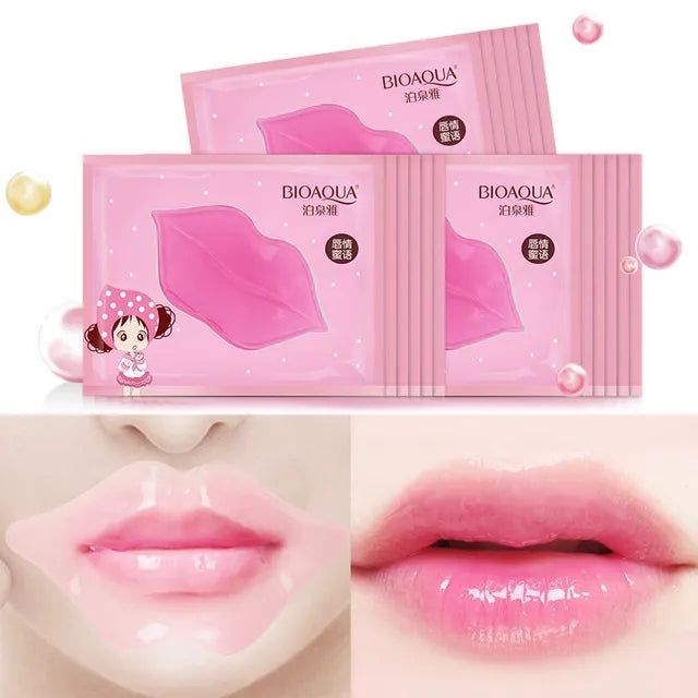 Bioaqua collagen lip pads🍓🍯ماسكات الفراوله للترطيب