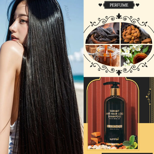 Sumhair Anti Hair loss Shampoo 🍯🥥شامبو لمعجزة الكوري لعلاج تساقط الشعر بالحبة السوداء والعنبر