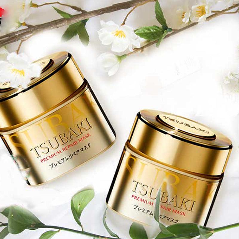 Tsubaki Argan Mask hair🍯ماسك الشعر العلاجي بالارغان